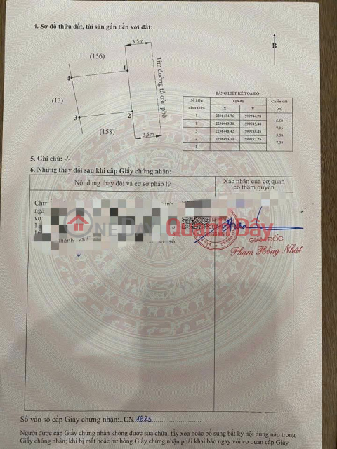 Rare land on Tu Thuy – Cau Ngua, Hoa Nghia street, only 1.1x billion – ZALO 0567 222 555 _0