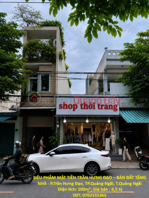 PRIME PROPERTY ON TRAN HUNG DAO STREET – LAND FOR SALE, HOUSE INCLUDED - Tran Hung Dao Ward, Quang Ngai City, Quang Ngai Province _0