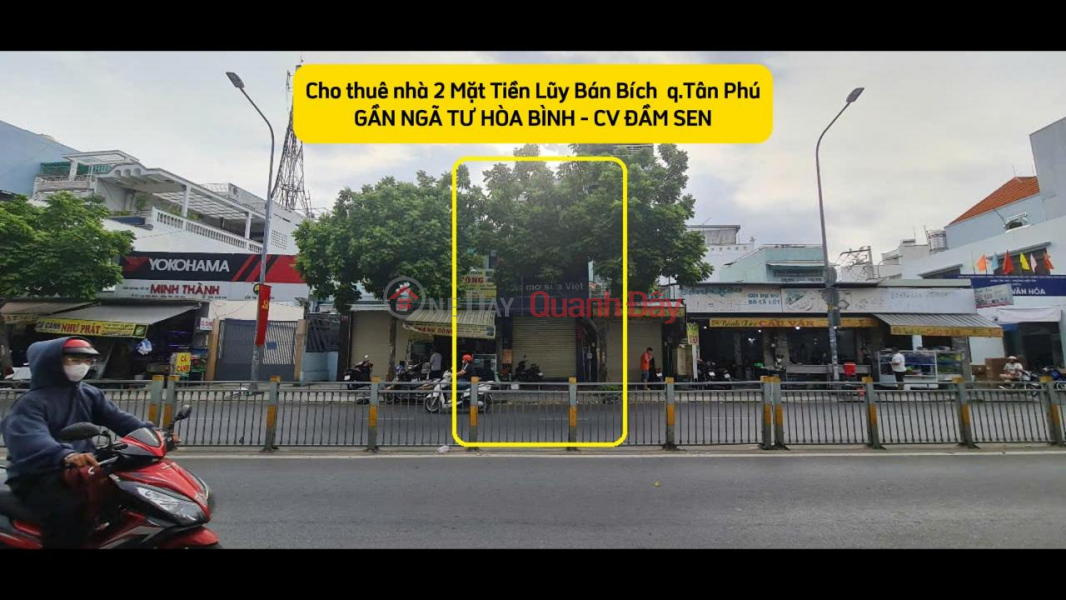 House for rent with 2 frontages on Luy Ban Bich, 68m², 2 floors - NEAR HOA BINH CROSSROADS Rental Listings