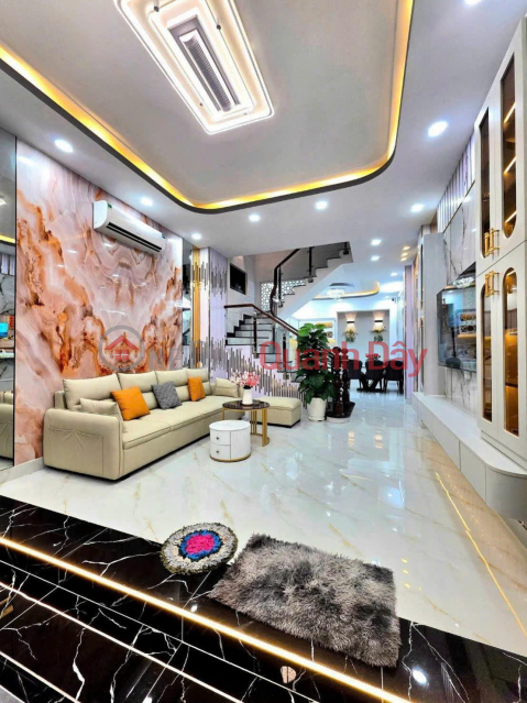 A 4-story house suitable for both living and business, located in a densely populated area, priced at just over 8.5 billion VND. _0