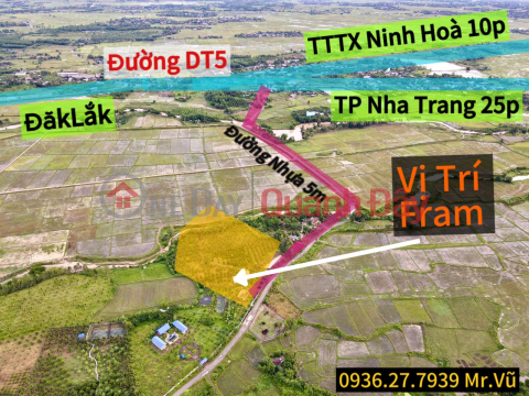 Fram Ninh Hung for quick sale 1.6ha. Asphalt road 5m, only 1km from administrative procedures _0