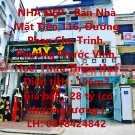 BEAUTIFUL HOUSE - House for sale in front of Phan Chu Trinh Street 196M2, Phuoc Vinh Ward, Hue, Thua Thien Hue _0