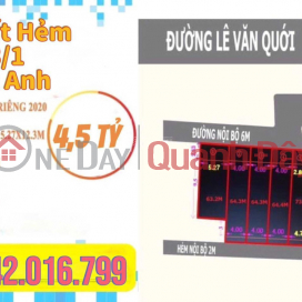 Bán Đất Hẻm 273/1 Đường Phan Anh, P.Bình Trị Đông, Q.Bình Tân _0