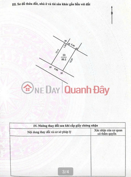 Property Search Vietnam | OneDay | Nhà ở | Niêm yết bán | Sở Hữu Lô Đất Xã Minh Trí - Đường Rải Nhựa - Giáp Sân Golf Sóc Sơn Và Hồ Ban Tiện (1.5 tỷ)