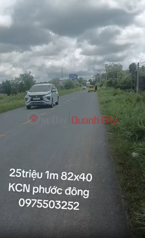 Land for sale in Phuoc Dong Industrial Zone, Trang Bang, Tay Ninh - Wide frontage, convenient for development. _0