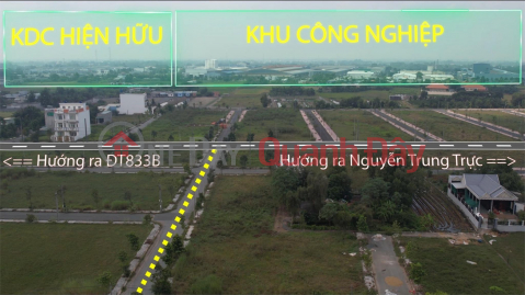 Land for sale Long Cang Residential Area, Road 833B, 5x20, 100m2, Cut Loss 550 million Quick Sale _0