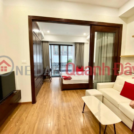 Apartment 1N1K, lane 19 Lieu Giai-Tay Ho, 45m with balcony, car alley _0