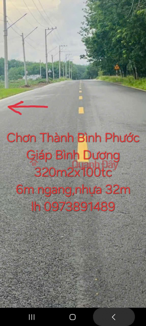 Đất Sổ Đỏ Thổ Cư Chơn Thành Bình Phước Giá Rẻ _0