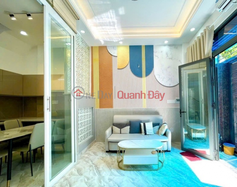 Property Search Vietnam | OneDay | Nhà ở, Niêm yết bán Gần Chợ Hạnh Thông Tây - Hẻm 3.5m - (4.5 x 9.8)m - BTCT 4 Tầng