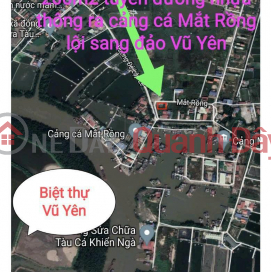 Selling land lot 282, corner 200m2, 15m, resettlement to Mat Rong fishing port, Lap Le, Thuy Nguyen, foot of Ngo bridge _0