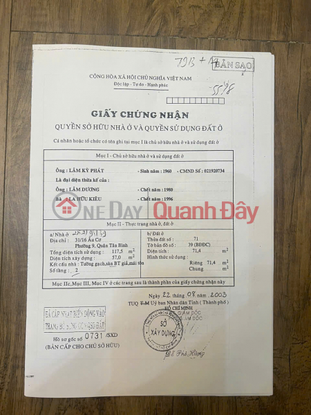  | Làm ơn chọn | Nhà ở Niêm yết bán | đ 27,5 tỷ