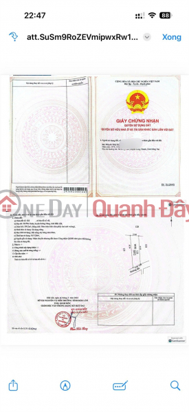 Property Search Vietnam | OneDay | Residential | Sales Listings | HOT HOT – OWNER NEEDS TO SELL LAND IN PHU XUAN COMMUNE, KRONG NANG DISTRICT, DAK LAK PROVINCE