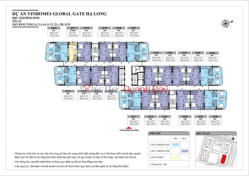 Property Search Vietnam | OneDay | Nhà ở, Niêm yết bán | Quỹ căn 2PN góc 70m2 view ôm trọn 3 sân golf 950ha và Vịnh Hạ Long.