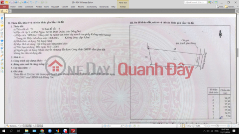 LAND OWNER IS STRIPPED FOR MONEY AND NEEDS TO URGENTLY SELL A LOT OF LAND IN DINH QUAN FOR 9BILLION VND _0