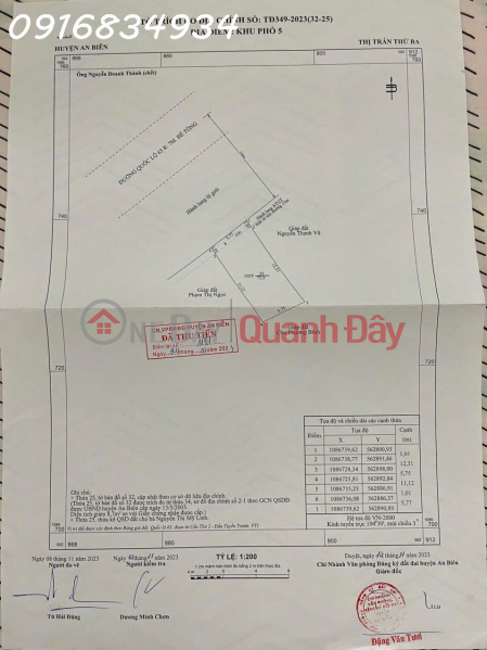 Chính chủ bán lô đất siêu đẹp tại Quốc lộ 63, An Biên, Kiên Giang, DT 72,9 m2, giá đầu tư Niêm yết bán