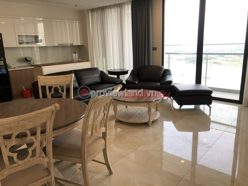 ₫ 57.5 Million/ month | Vinhomes Golden River apartment with 3 bedrooms with wall-mounted furniture for rent
