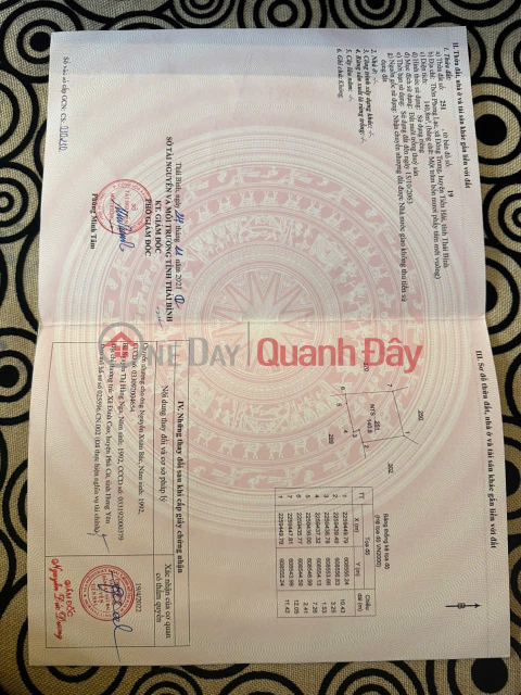 OWNER SELLS Garden Land Lot Dong Trung (Now Dong Quang) Tien Hai - Thai Binh _0