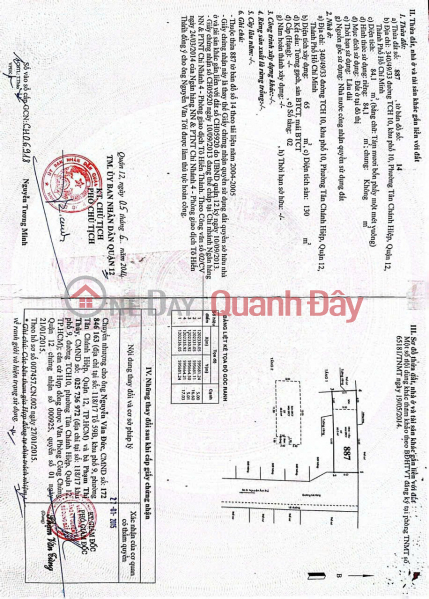 Property Search Vietnam | OneDay | Residential | Sales Listings | BEAUTIFUL HOUSE – GOOD PRICE – OWNER NEEDS TO SELL HOUSE AT ALLEY 340\\/49\\/33, TAN CHANG HIEP WARD, DISTRICT 12, HO CHI MINH CITY