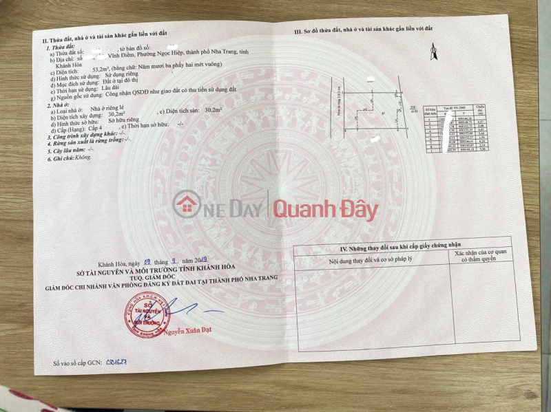 đ 2,9 tỷ | BÁN NHÀ 03 TẦNG VĨNH ĐIỀM, PHƯỜNG NGỌC HIỆP - NHA TRANG. GIÁ BÁN 2.9 TỶ (TL)