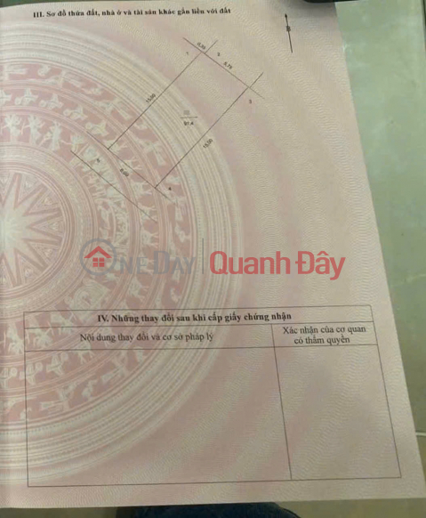 Bán 91m đất dịch vụ tổ 5, Quang Minh, Mê Linh. Giáp KCN, có vỉa hè, mặt tiền kinh doanh _0