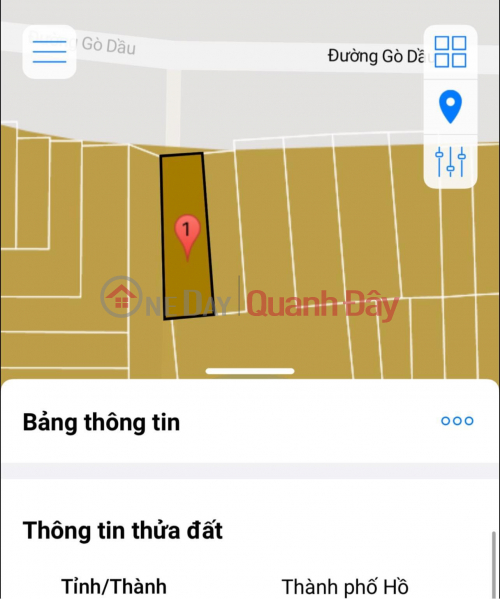 Property Search Vietnam | OneDay | Nhà ở, Niêm yết bán MẶT TIỀN KINH DOANH GÒ DẦU - LÔ GÓC - 112M2 CHỈ 18.29 TỶ