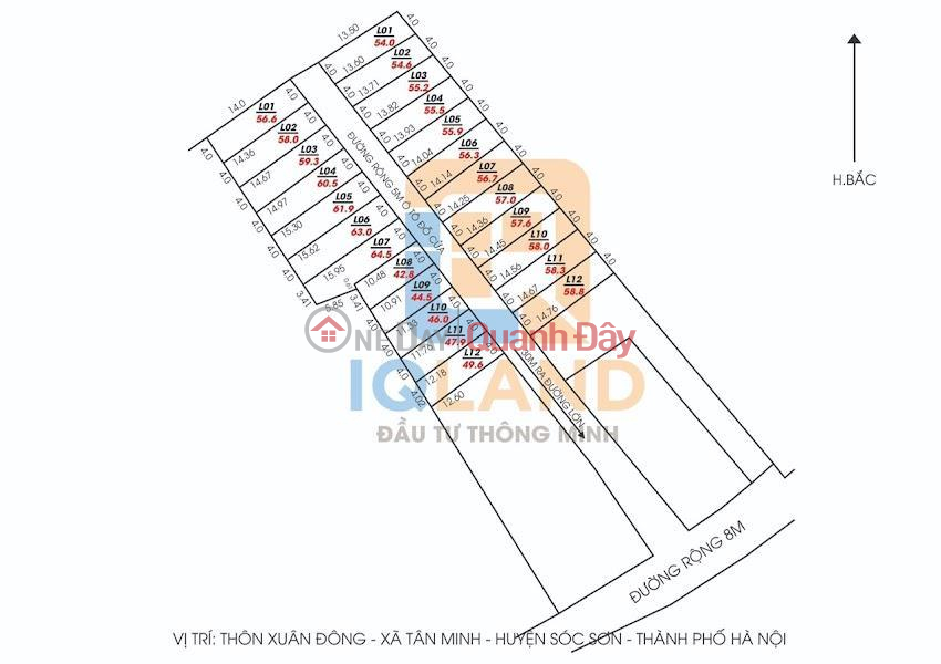 With just over 400 million, own a land lot of f0 at a super nice price for the fastest investors. Xuan Dong, Tan Sales Listings