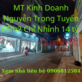 House for sale Phu Nhuan Business Front 65m2 Chi Nhon 14 billion Nguyen Trong Tuyen Street _0