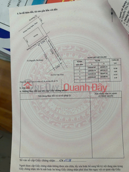 đ 1.45 Billion, 1.45 billion - 65.5m2 Trung Nghia Do Son Zalo 0567222555