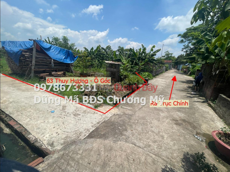 PRICE ONLY 1TY3 TO OWN A BEAUTIFUL LOT OF LAND IN THUY HUONG-CHUONG MY Sales Listings