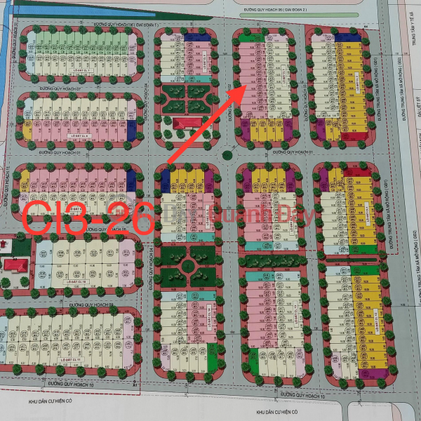 For sale 90m plot of land opposite flower garden in Hoa Phong residential area, My Hao town Sales Listings