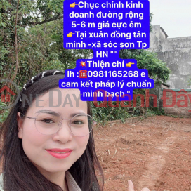 CHỤC CHÍNH KINH DOANH TẠI XUÂN ĐỒNG TÂN MIMH -XÃ SÓC SƠN THÀNH PHỐ HN - DIỆN TÍCH 103,8 M -KHUÔN THỬA ĐẸP _0