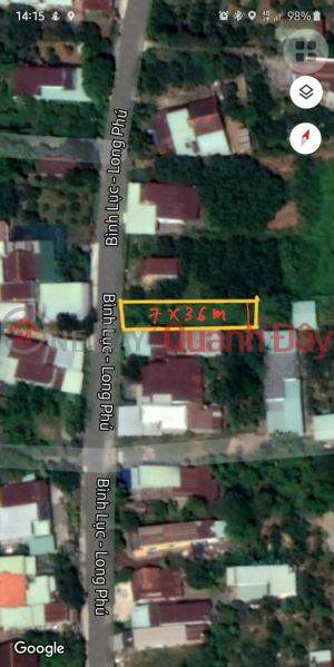 Selling 254m2 of land in front of Binh Luc Long Phu, Tan Binh commune, private residential book only 3ty650 Vietnam, Sales đ 3.65 Billion