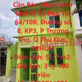 House For Sale By Owner, Nice Location In Truong Tho Ward, Thu Duc District, Ho Chi Minh _0