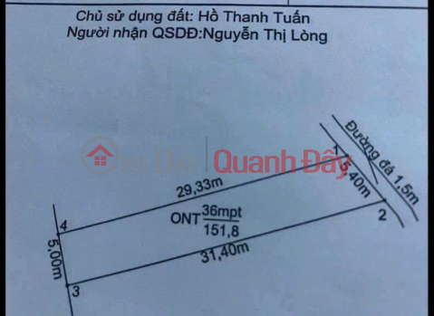 Owner of 2 adjacent lots - Land in An Luc Long commune, Cau Duc hamlet, Chau Thanh, Long An _0