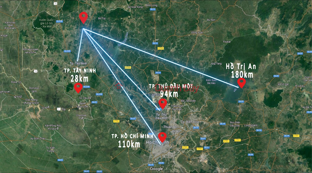 Extremely shocked, Selling and recovering 20 lots of land plots in Tan Chau residential area, Tay Ninh Sales Listings