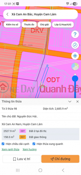 ĐẦU TƯ SINH LỜI - Chính Chủ Cần Bán Lô Đất Xã Cam An Bắc, Cam Lâm, Khánh Hòa Niêm yết bán