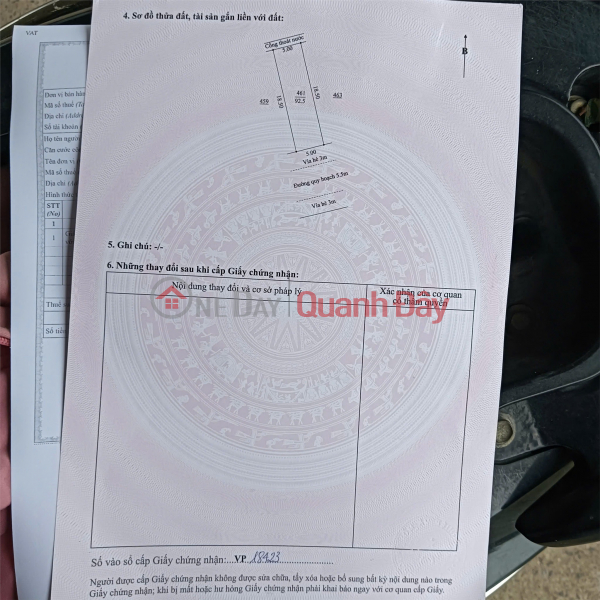 OWNER NEEDS TO SELL A PLOT OF LAND IN THE SOUTH RESETTLEMENT AREA OF HOA NINH GARDEN HOUSES, BA NA COMMUNE, DA NANG CITY. Sales Listings