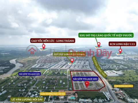Chính thức nhận booking đất nền sổ đỏ The 826EC - Saigon Village GĐ2, CĐT Hai Thành, TT 12-18 tháng _0