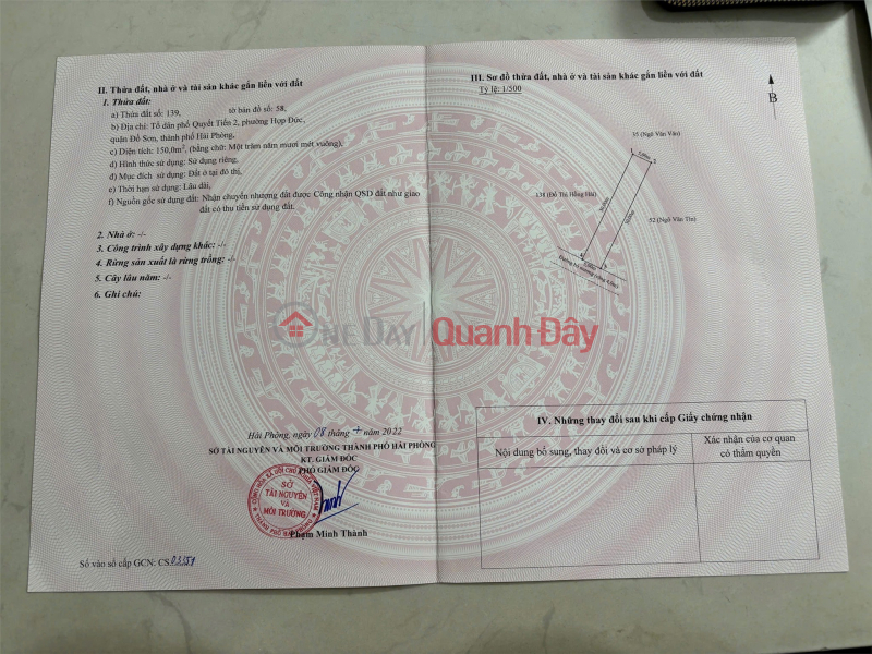 Lô góc trung tâm Quyết Tiến – 300m² đất thổ cư – giá chỉ từ 1x triệu/m² – ZALO 0567 222 555 Niêm yết bán