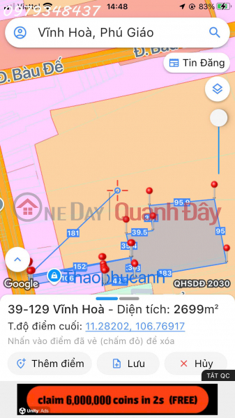 Bán Đất + Nhà Cấp 4 Đẹp Tại Xã Vĩnh Hòa – Khu Vực Phú Giáo (Cũ),Tp.Hcm, Việt Nam Bán, đ 14 tỷ