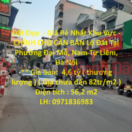Beautiful Land - Cheapest Price in the Area - OWNER FOR SALE Land Plot in Nam Tu Liem District, Hanoi _0