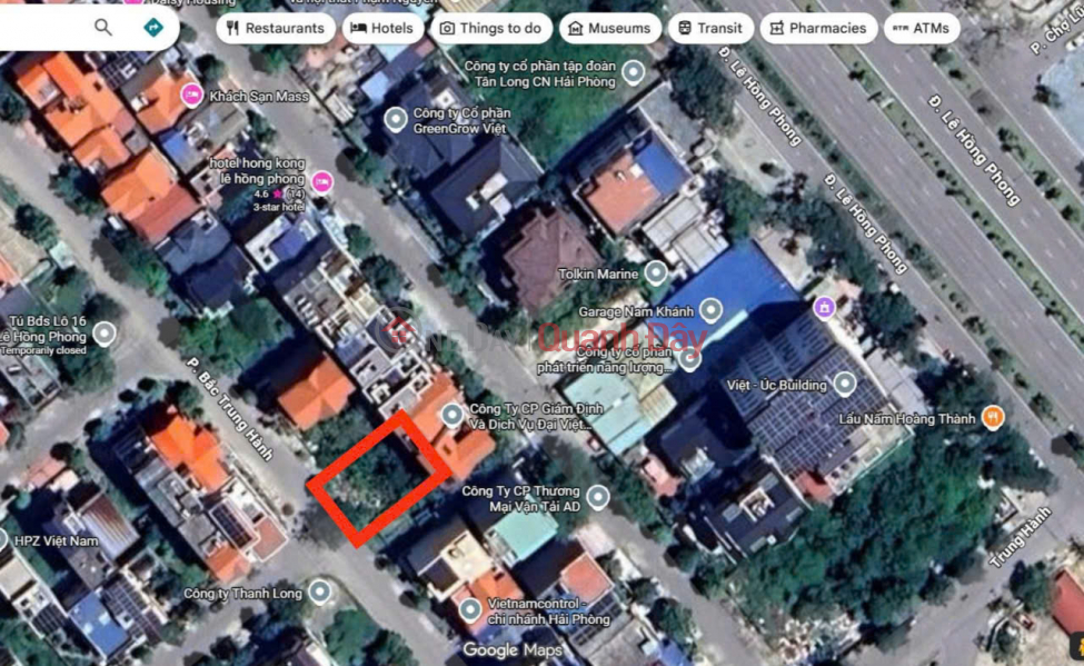 Cheapest plot at 16 Le Hong Phong - 135m² - 9m frontage - 15m road - Price 14.1 billion VND Sales Listings