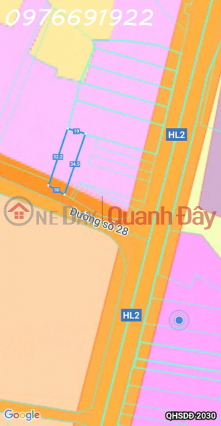 Land for sale, prime location, direct owner, in Song Cau Hamlet, Huong Lo 2 Road, Nghia Thanh Commune, Chau Duc District. Sales Listings
