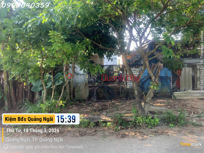đ 1.45 Billion LAND FOR SALE NEAR HOANG SA - TRUONG QUANG TRONG, QUANG NGAI