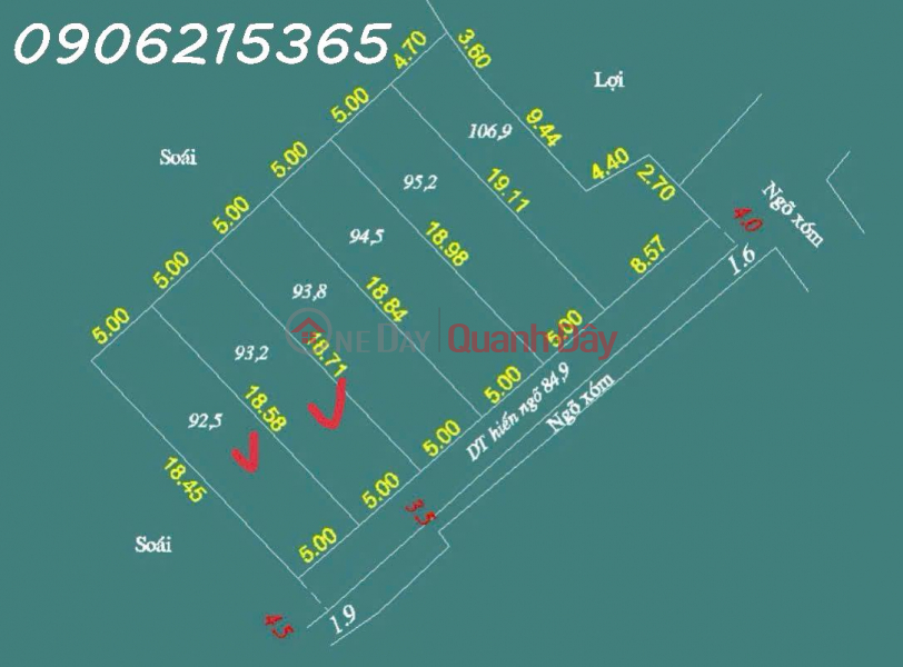 Cc F0 gửi bán 2 siêu phẩm 92.5m & 93.2m tại Xuân Mai, Chương Mỹ, tp Hà Nội ô tô vào Niêm yết bán