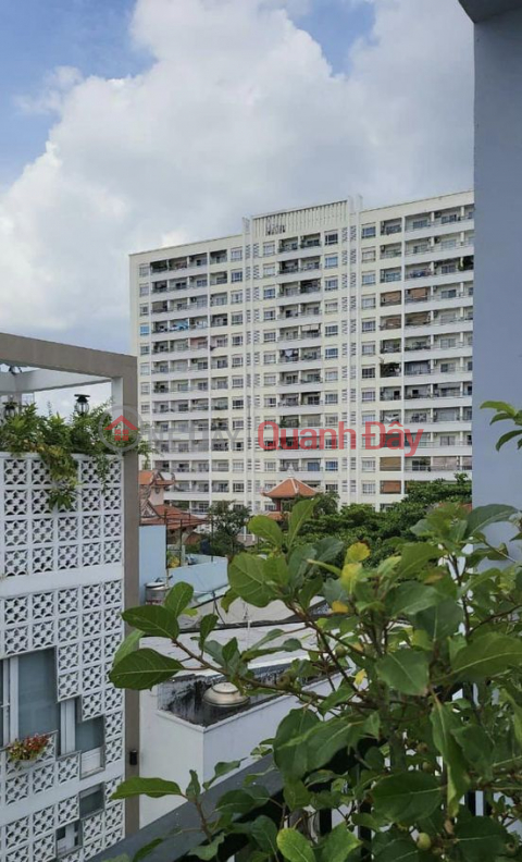 Xo Viet Nghe Tinh 5-storey house, Binh Thanh district, 5m alley security area, floor area 176.8m2 _0