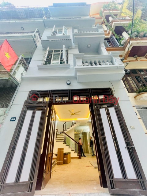 New Beautiful 5-storey House Celebrating Tet Duong Quang Ham, Cau Giay, Near Street, Garage, Subdivision _0