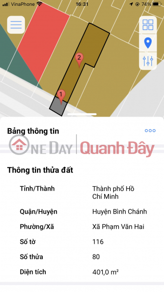 Property Search Vietnam | OneDay | Nhà ở, Niêm yết bán | Bán nhà MT Trần Văn Giàu 342m2 thổ cư, giá 15 tỷ