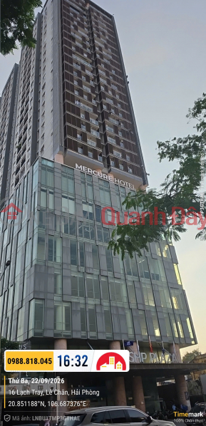 Thanh lý căn hộ SHP Plaza Lạch Tray, Hải Phòng, 200m2, tầng 26, view SVĐ Lạch Tray Niêm yết bán