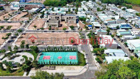 Land for sale in Hoa Loi, Ben Cat, Binh Duong, cheap price, area 80m2, residential land, 100% frontage, 21 meter road _0